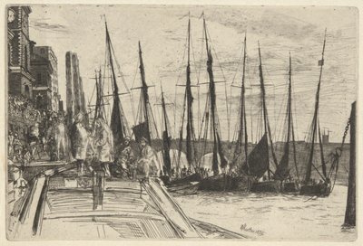 Billingsgate door James Abbott McNeill Whistler