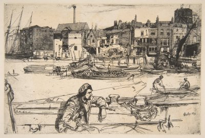 Black Lion Wharf door James McNeill Whistler