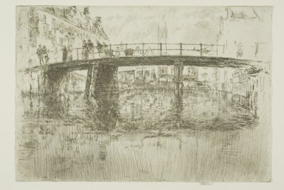 Brug, Amsterdam door James Abbott McNeill Whistler