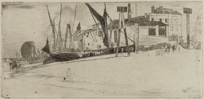 Chelsea Wharf door James Abbott McNeill Whistler