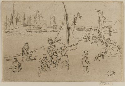 Kinderen, Portsmouth door James Abbott McNeill Whistler