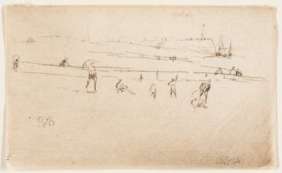 Dieppe door James McNeill Whistler
