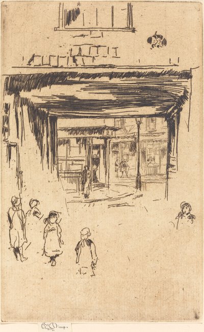 Drury Lane door James Abbott McNeill Whistler