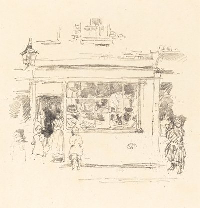 Drury Lane Lompen door James Abbott McNeill Whistler
