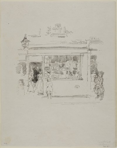 Drury Lane Lompen door James Abbott McNeill Whistler