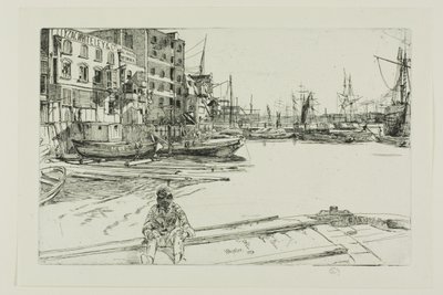 Eagle Wharf door James Abbott McNeill Whistler