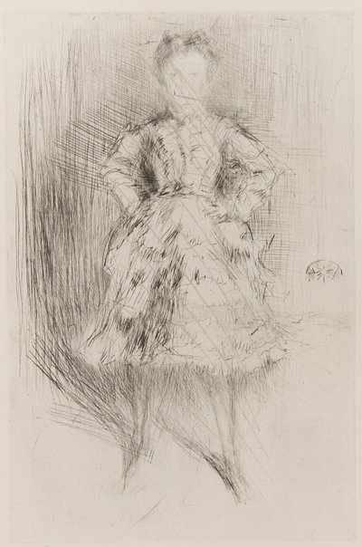 Elinor Leyland door James Abbott McNeill Whistler