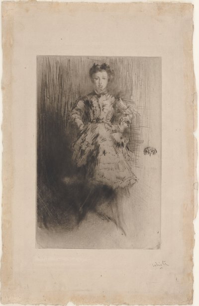 Elinor Leyland door James Abbott McNeill Whistler