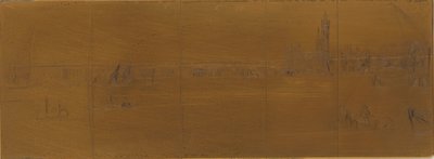 Etsplaat: Oude Westminster Brug door James Abbott McNeill Whistler