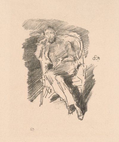 Vuur: Joseph Pennell, nr. 2 door James McNeill Whistler