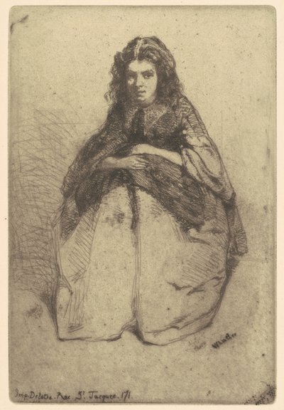Fumette door James Abbott McNeill Whistler