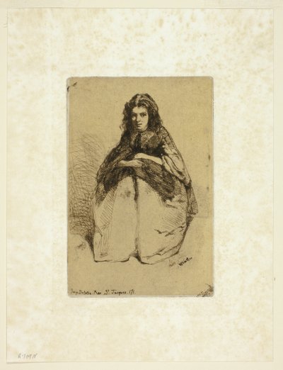Fumette door James Abbott McNeill Whistler