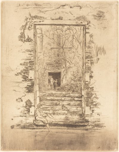 Tuin door James Abbott McNeill Whistler