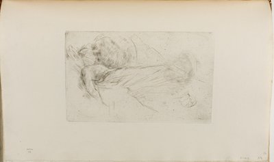 Meisje liggend door James Abbott McNeill Whistler