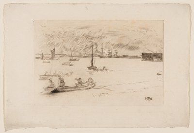 Greenhithe door James Abbott McNeill Whistler