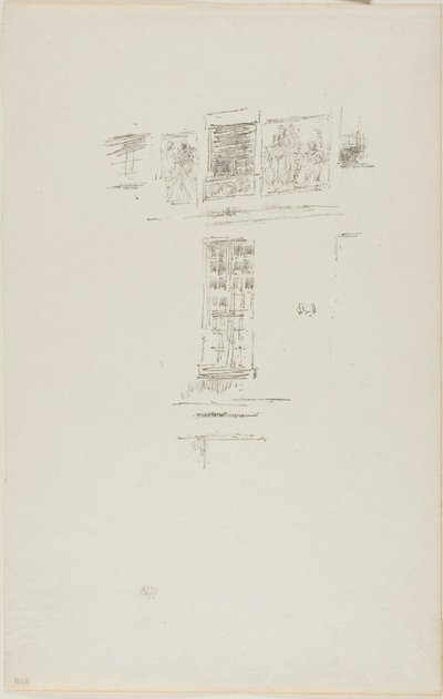 Hôtel Colbert, ramen door James McNeill Whistler
