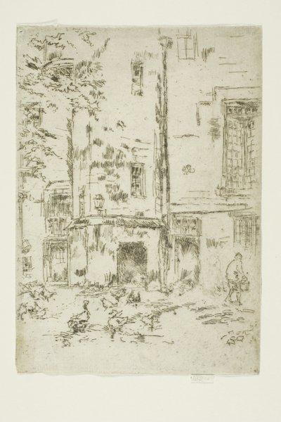 Hôtel de la Croix Blanche door James McNeill Whistler