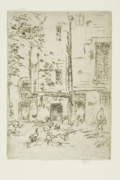 Hôtel de la Croix Blanche door James Abbott McNeill Whistler