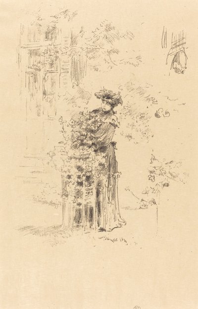 La Belle Jardinière door James Abbott McNeill Whistler