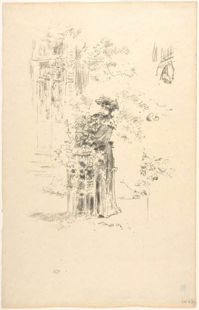 La Belle Jardinière door James Abbott McNeill Whistler