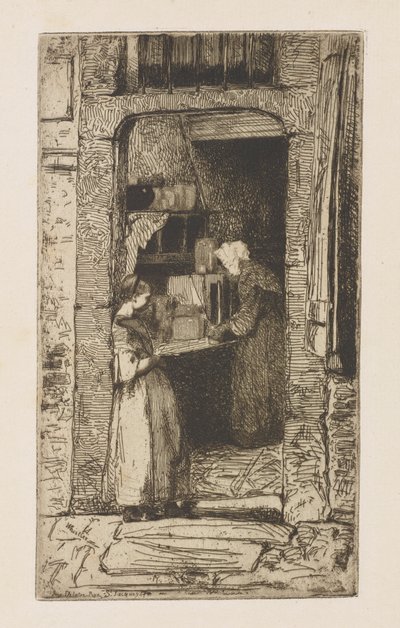 De mosterdverkoopster door James Abbott McNeill Whistler