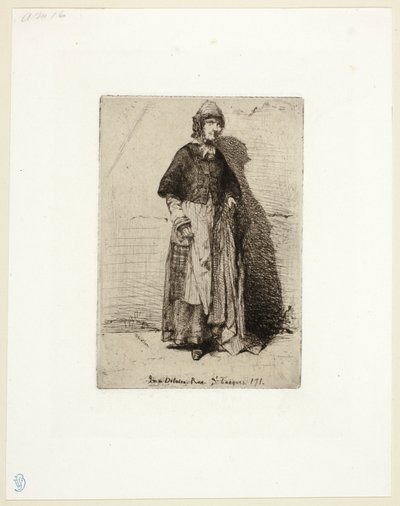 La Mère Gérard door James McNeill Whistler