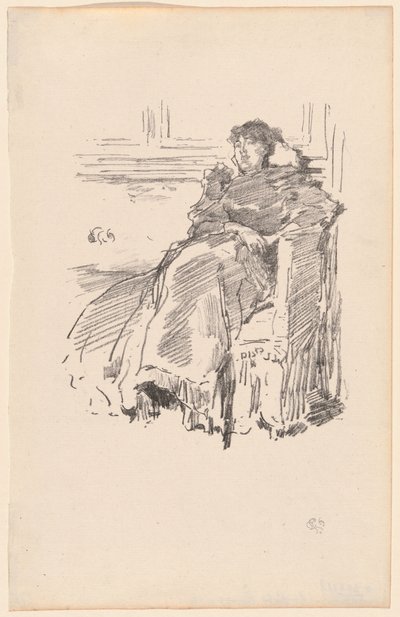 De Rode Jurk door James Abbott McNeill Whistler