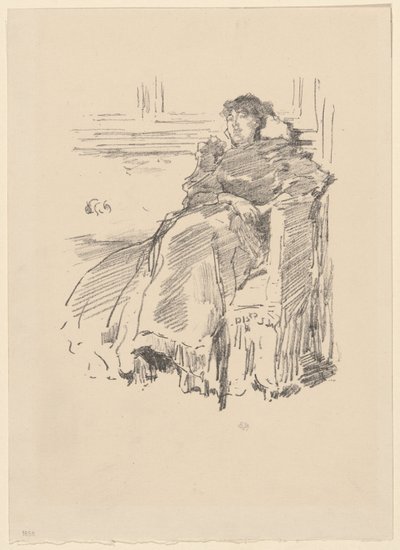 De rode jurk door James McNeill Whistler