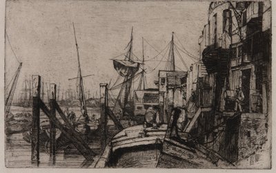 Limehouse door James Abbott McNeill Whistler