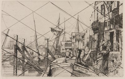 Limehouse door James Abbott McNeill Whistler