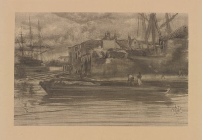 Limehouse door James Abbott McNeill Whistler