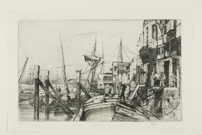 Limehouse door James Abbott McNeill Whistler