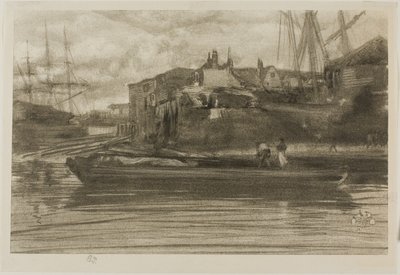 Limehouse door James McNeill Whistler