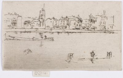 Kleine Chelsea (Memorial) door James Abbott McNeill Whistler