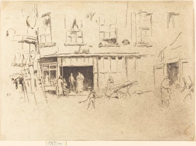 Kleine rechtbank door James Abbott McNeill Whistler