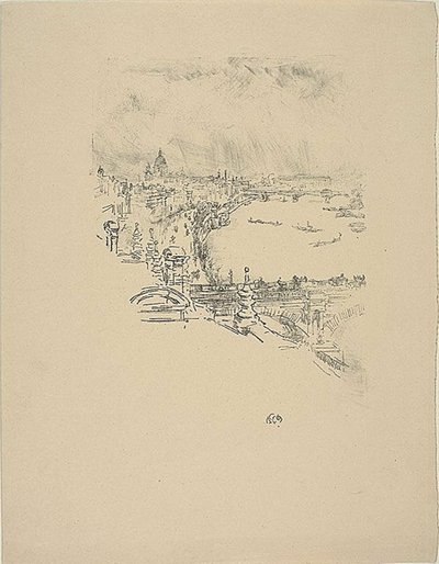 Klein Londen door James Abbott McNeill Whistler