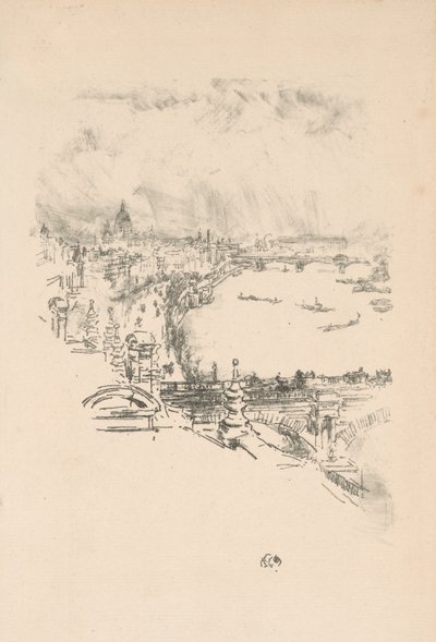 Klein Londen door James Abbott McNeill Whistler