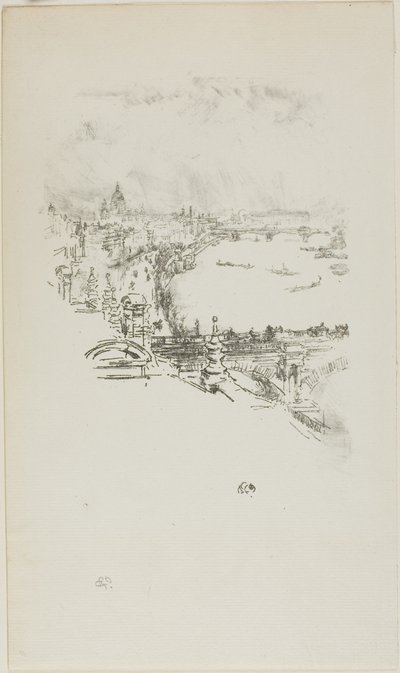 Klein Londen door James McNeill Whistler