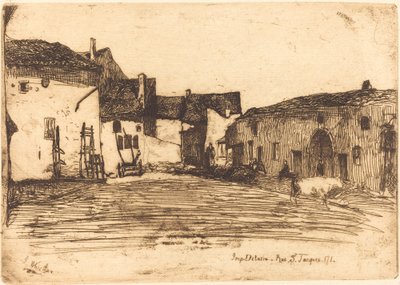 Liverdun door James Abbott McNeill Whistler