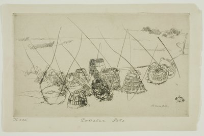 Kreeftenpotten - Selsea Bill door James Abbott McNeill Whistler