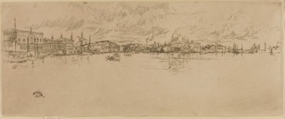 Lang Venetië door James Abbott McNeill Whistler
