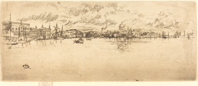 Lang Venetië door James Abbott McNeill Whistler