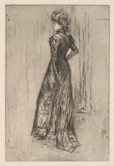 Maud, staand door James Abbott McNeill Whistler