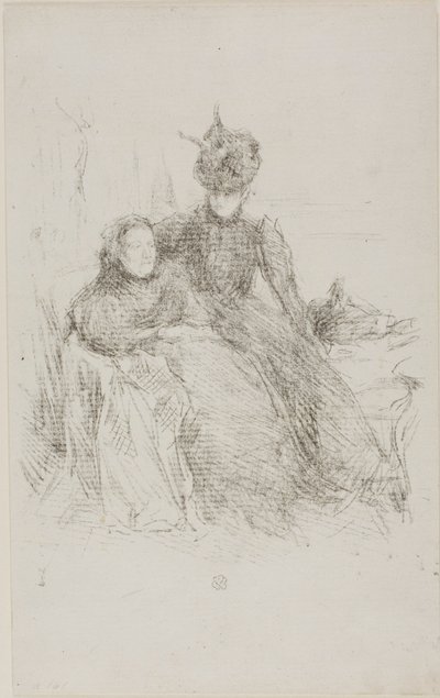 Moeder en Dochter door James McNeill Whistler