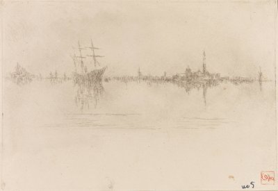Nocturne door James Abbott McNeill Whistler