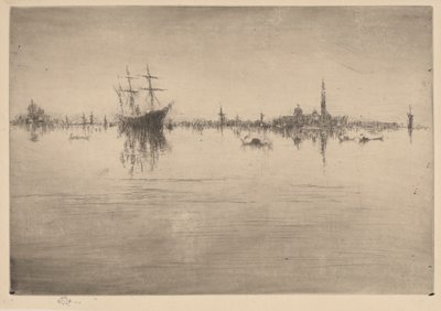 Nocturne door James Abbott McNeill Whistler
