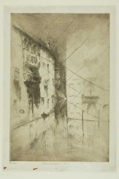 Nocturne: Paleizen door James Abbott McNeill Whistler