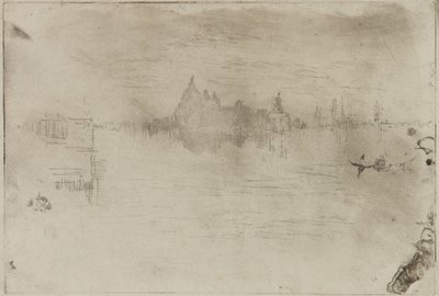 Nocturne: Salute door James Abbott McNeill Whistler