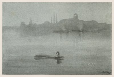 Nocturne: de rivier bij Battersea door James McNeill Whistler
