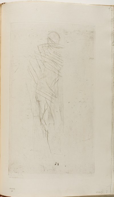 Naakt poseren door James Abbott McNeill Whistler